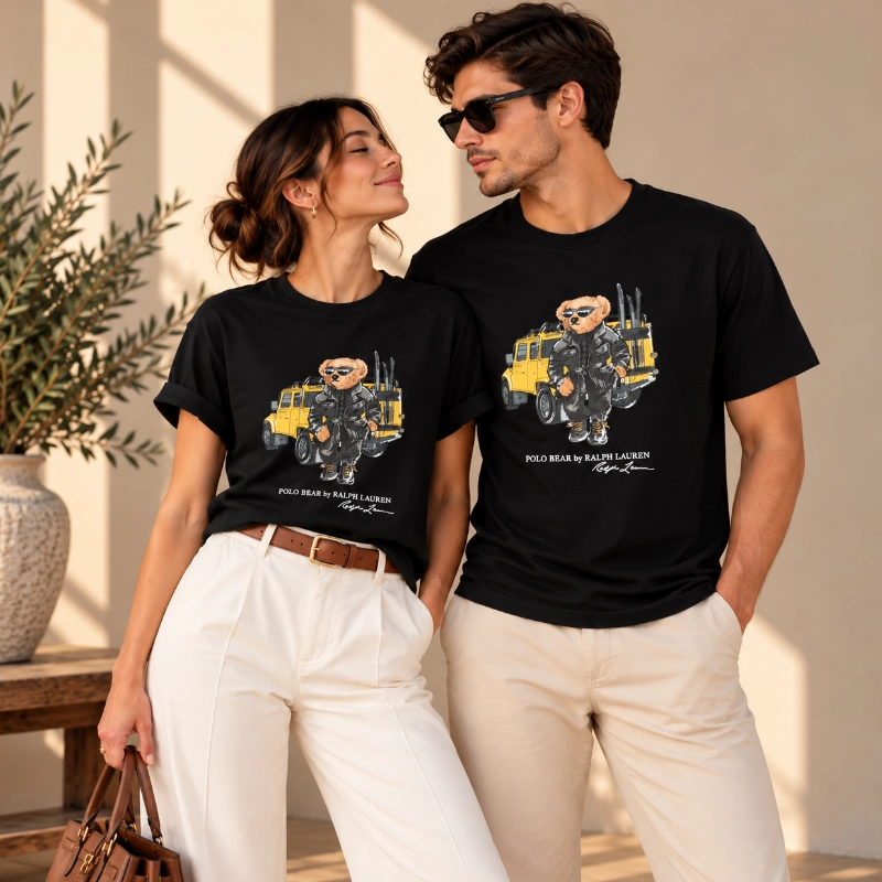 POLERA POLO RALPH LAUREN POLO BEAR - NEGRO