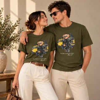 Un clásico que nunca pasa de moda… la polera Polo Ralph Lauren Defender Bear Print combina estilo, comodidad y el icónico diseño Polo Bear, ideal para crear looks casuales con un toque exclusivo. 💙 ✦ **Nota importante:** Modelo unisex. En hombre calza de manera normal según la talla habitual. Para mujer recomendamos elegir una talla menos de la que utilizas normalmente para obtener un ajuste más favorecedor. Si prefieres un look más relajado u oversize, puedes optar por tu talla habitual.