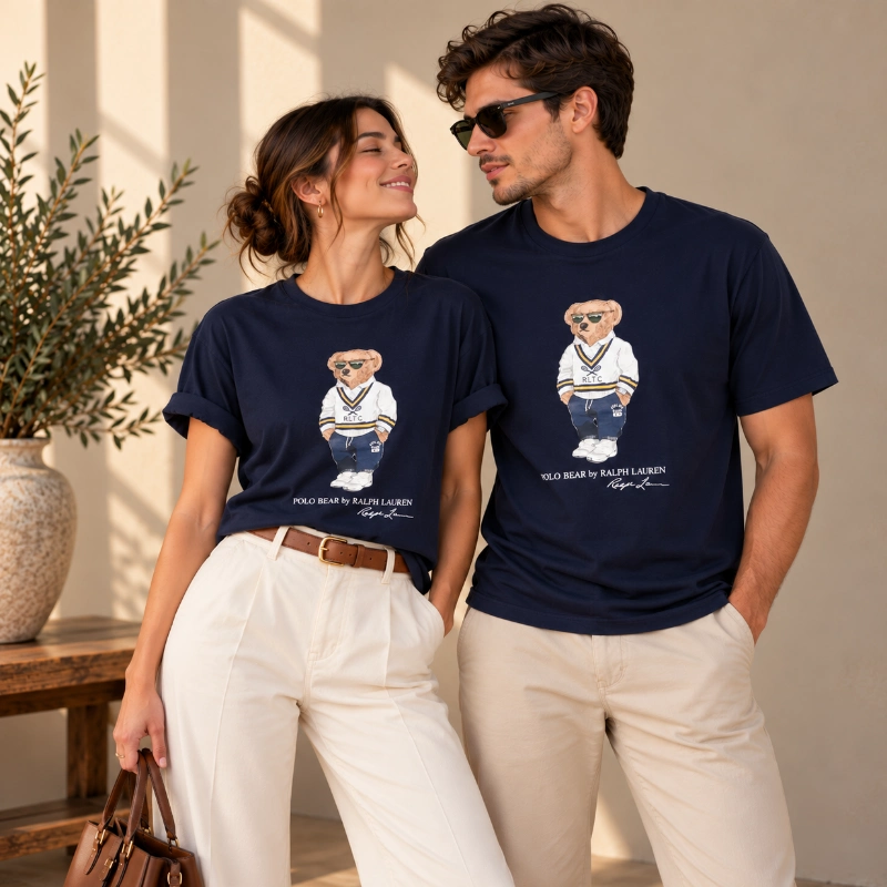POLERA POLO RALPH LAUREN POLO BEAR - AZUL