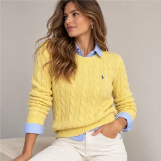 SWEATER MUJER POLO RALPH LAUREN - AMARILLO